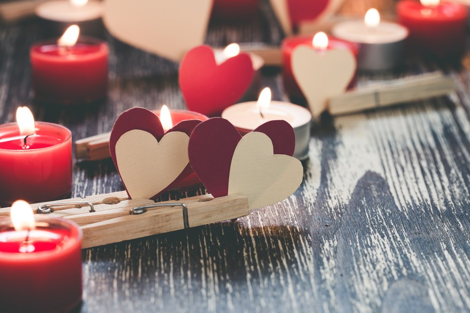 9 idéer för att göra en romantisk dekoration för alla hjärtans dag