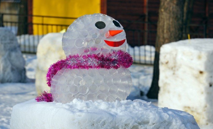 Een sneeuwpop maken