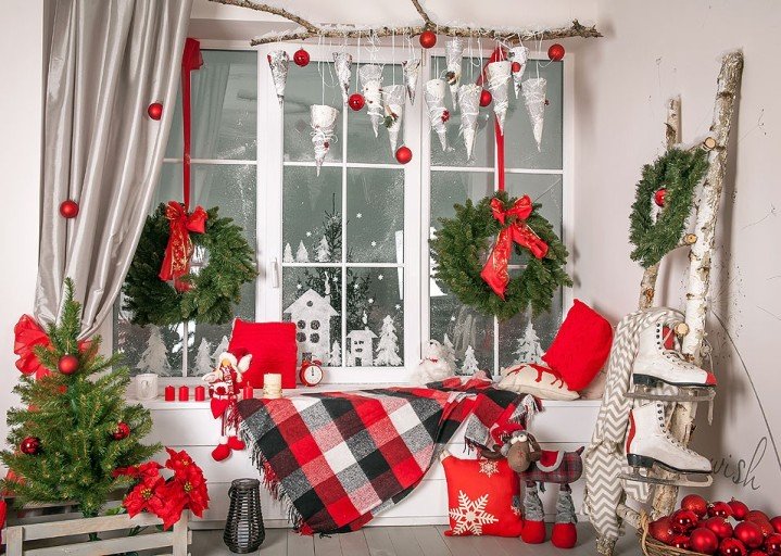 Tips voor het versieren van je ramen voor Kerstmis