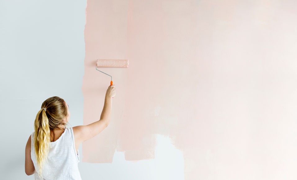 Några tips för att måla hemma utan att lägga den överallt
