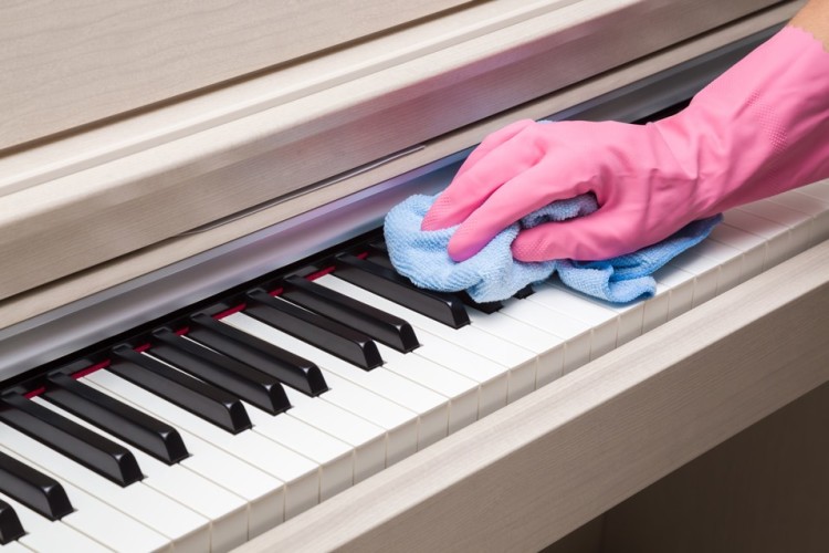 Rengør dit klaver