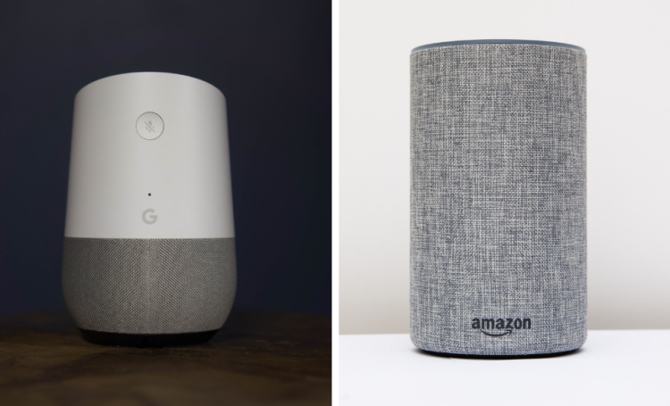 Vælg mellem Google Home og Amazon Echo